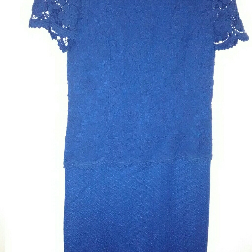 New-St. John brocade long dress